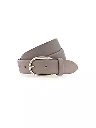 VANZETTI | Ceinture en cuir | Gris clair