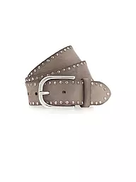 VANZETTI | Ceinture en cuir | Gris clair