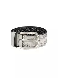 VANZETTI | Ceinture en cuir | Gris clair