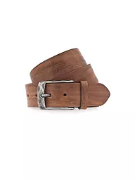 VANZETTI | Ceinture en cuir | Marron clair