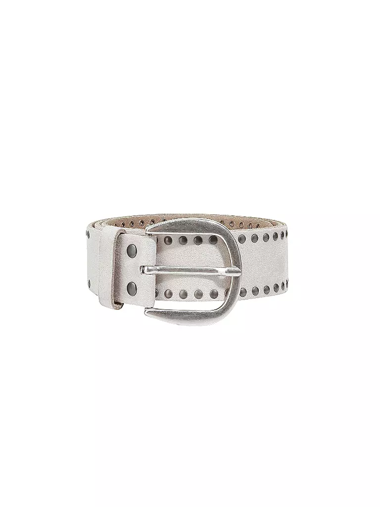 VANZETTI | Ceinture en cuir | creme