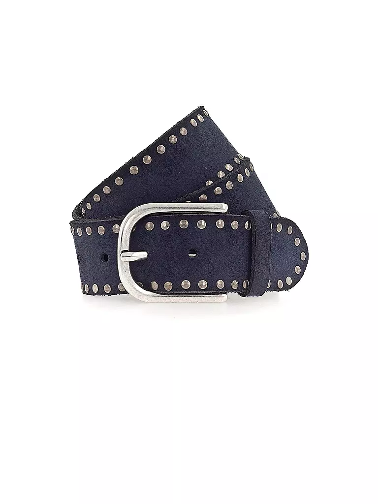 VANZETTI | Ceinture en cuir | dunkelblau