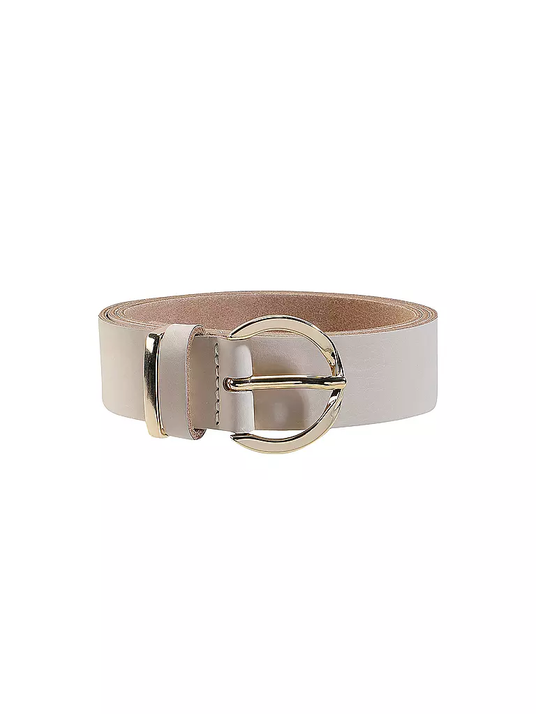 VANZETTI | Ceinture en cuir | creme