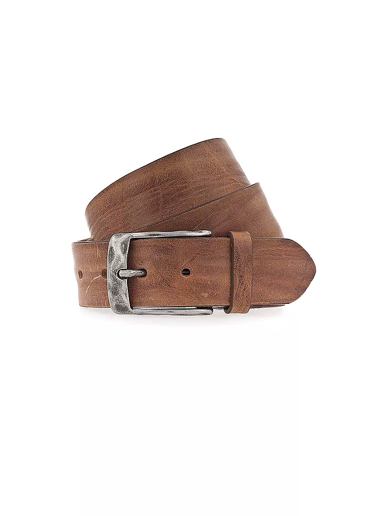 VANZETTI | Ceinture en cuir | hellbraun