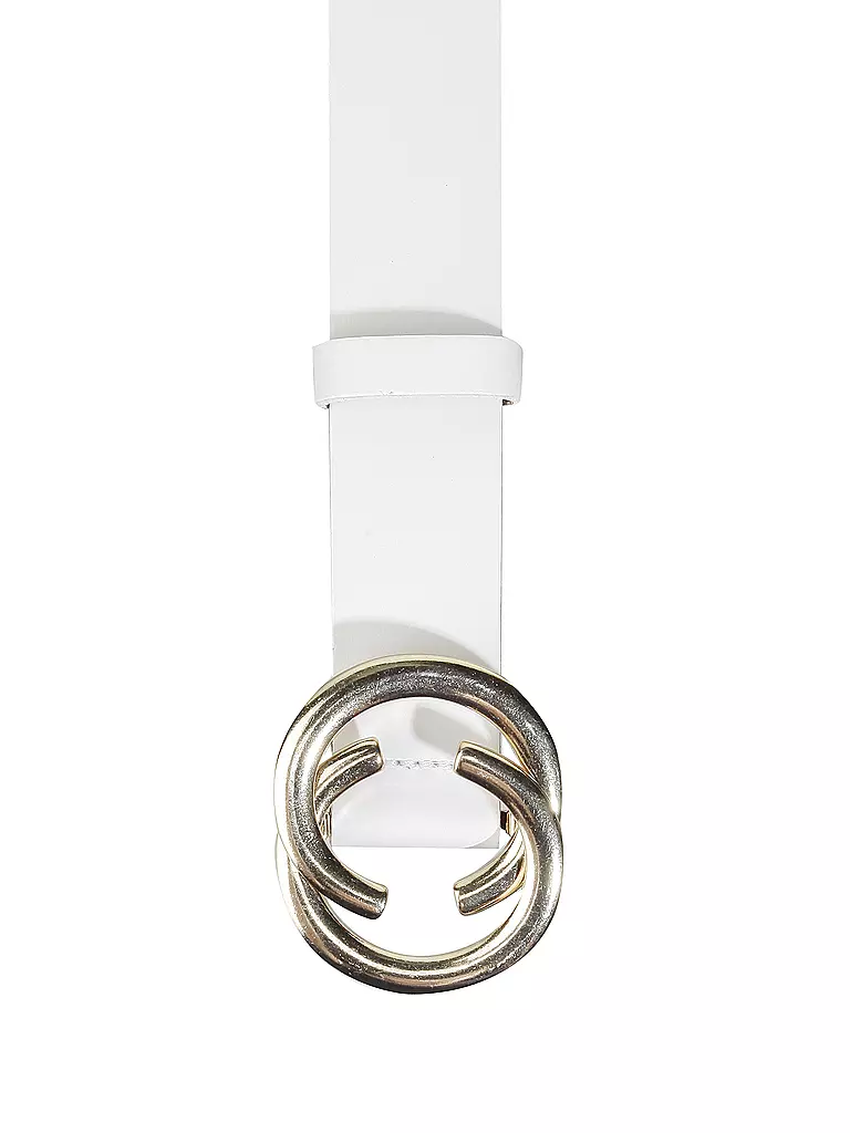 VANZETTI | Ceinture en cuir | weiss