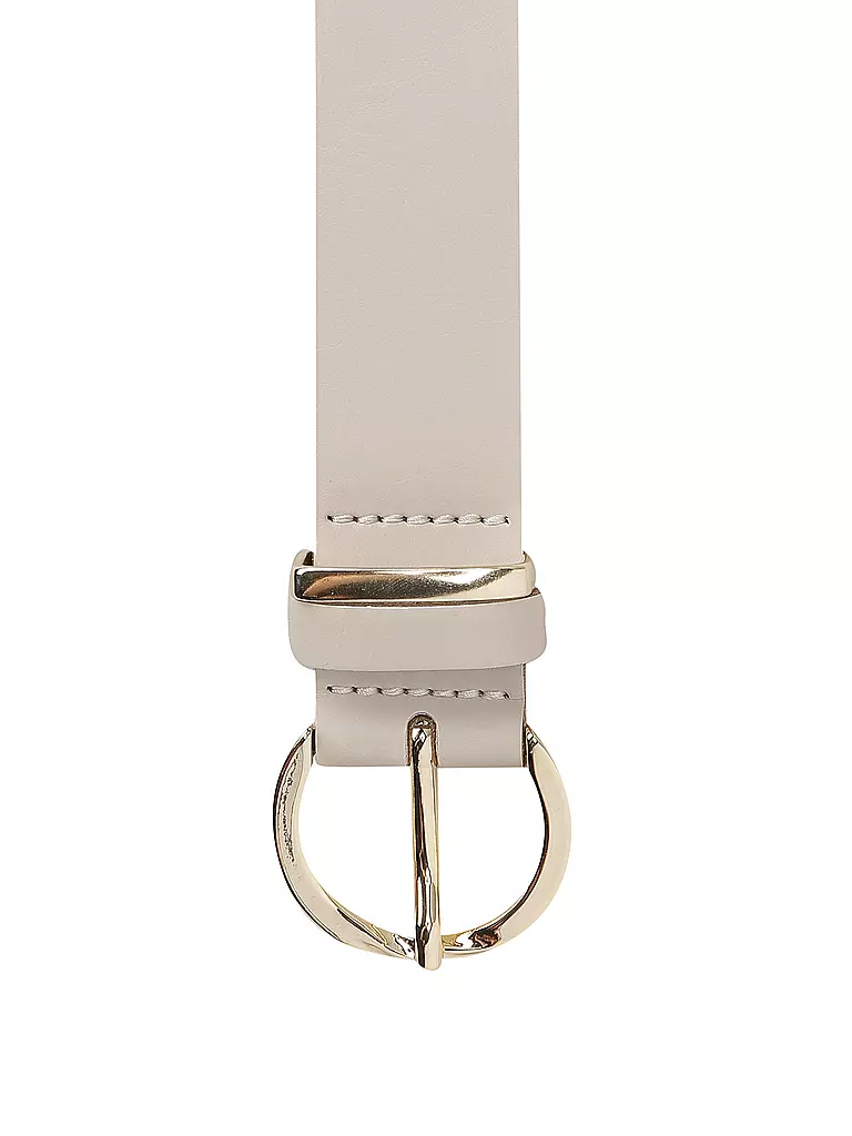 VANZETTI | Ceinture en cuir | creme