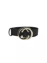 VANZETTI | Ceinture en cuir | Noir