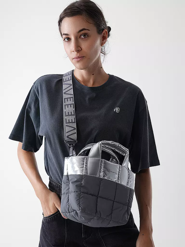 VEE COLLECTIVE | Sac - Mini Sac PORTER TOTE Mini | silber