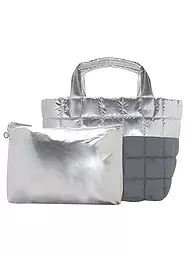 VEE COLLECTIVE | Sac - Shopper PORTER TOTE Medium | Argent
