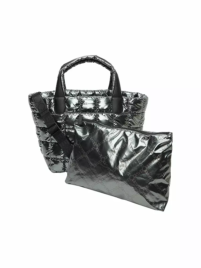 VEE COLLECTIVE | Sac - Shopper PORTER TOTE Medium | silber