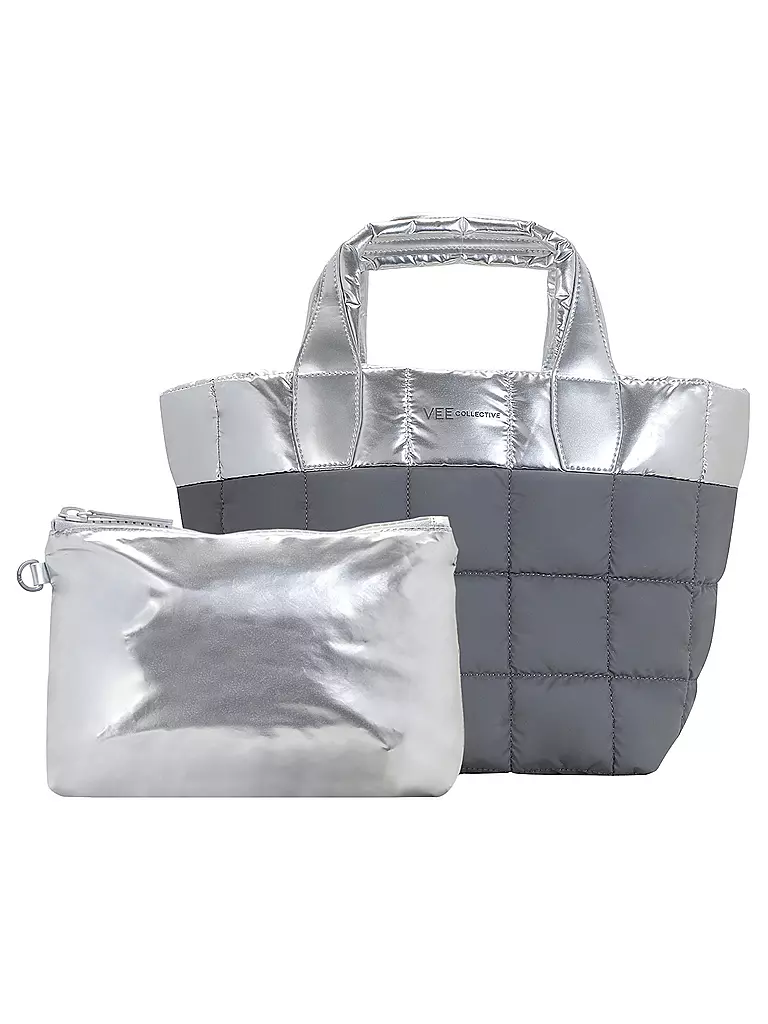 VEE COLLECTIVE | Sac - Shopper PORTER TOTE Small | silber