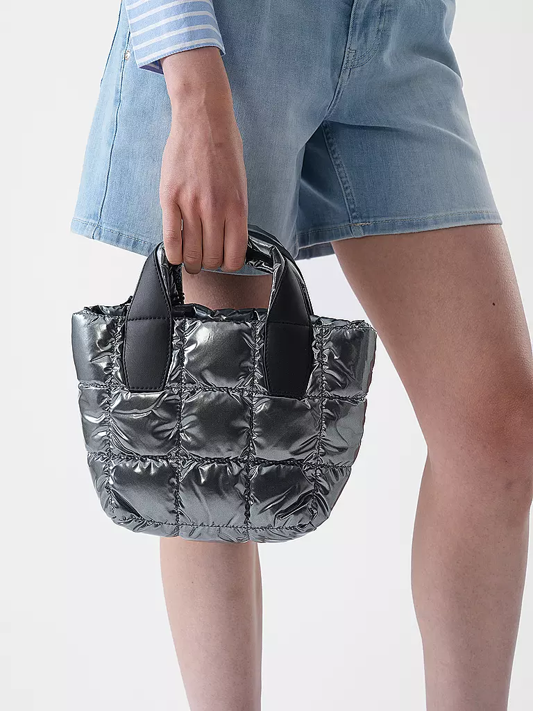 VEE COLLECTIVE | Tasche - Mini Bag PORTER TOTE Mini | silber