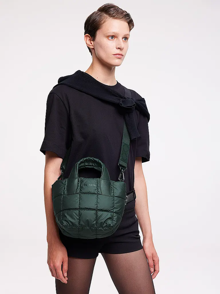 VEE COLLECTIVE | Tasche - Mini Bag PORTER TOTE Mini | dunkelgrün