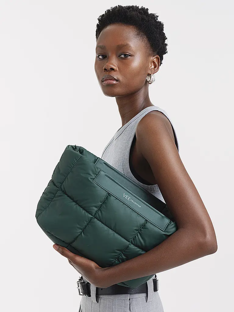 VEE COLLECTIVE | Tasche - Pouch PORTER BASQUE CLUTCH | dunkelgrün