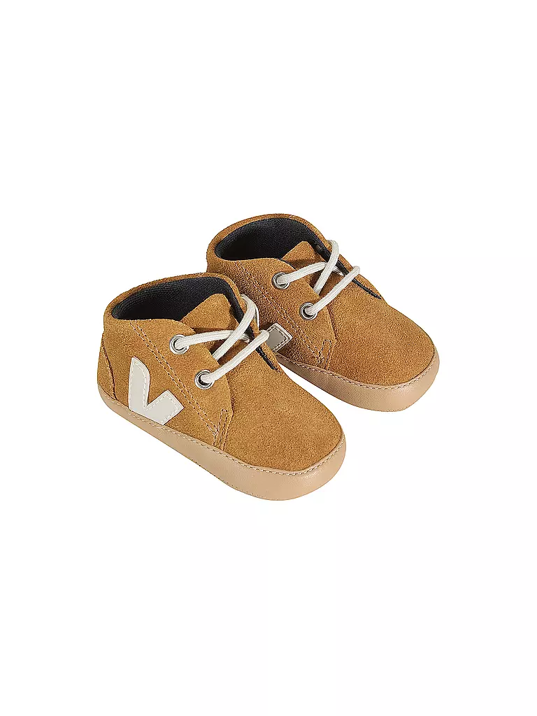 VEJA | Chaussures à lacets bébé unisexes | camel