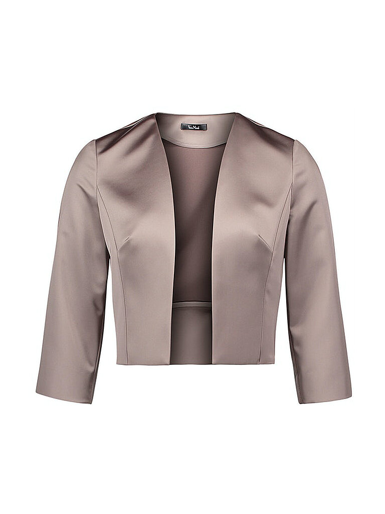 Boléro en satin beige 38
