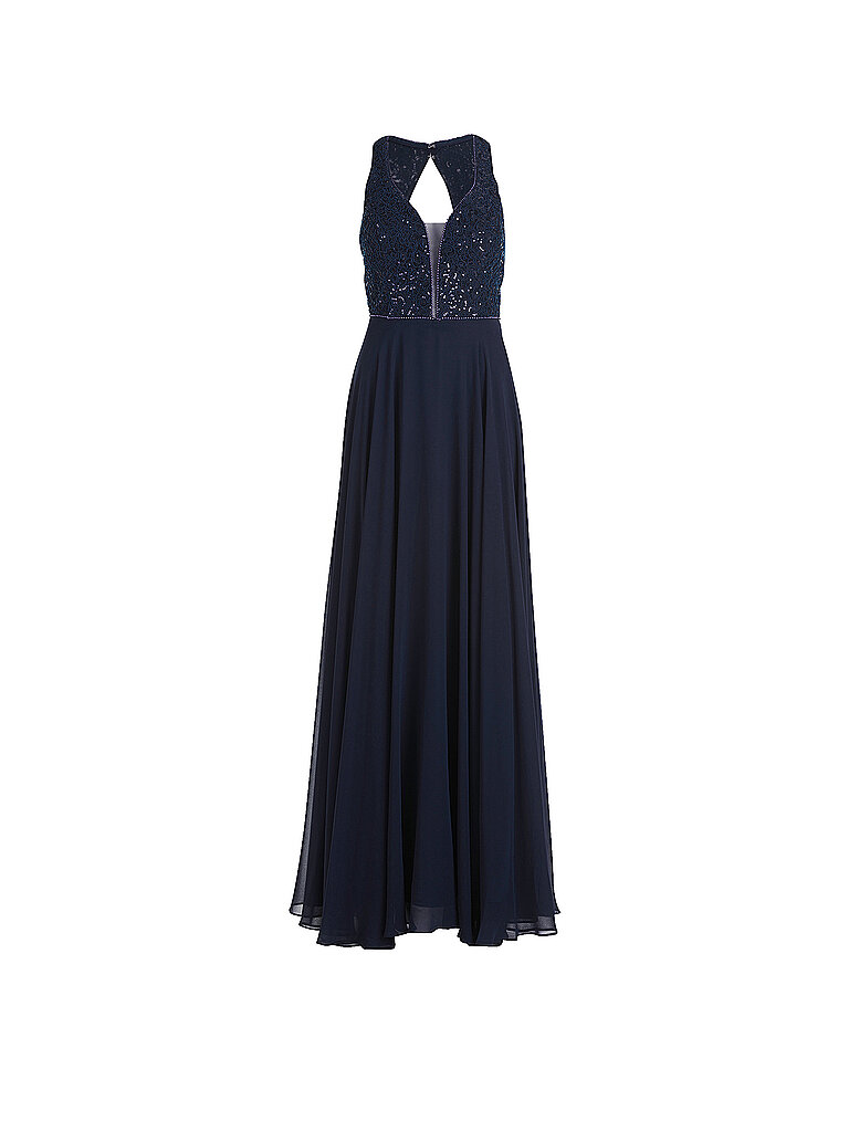 Robe de soirée bleu marine 38