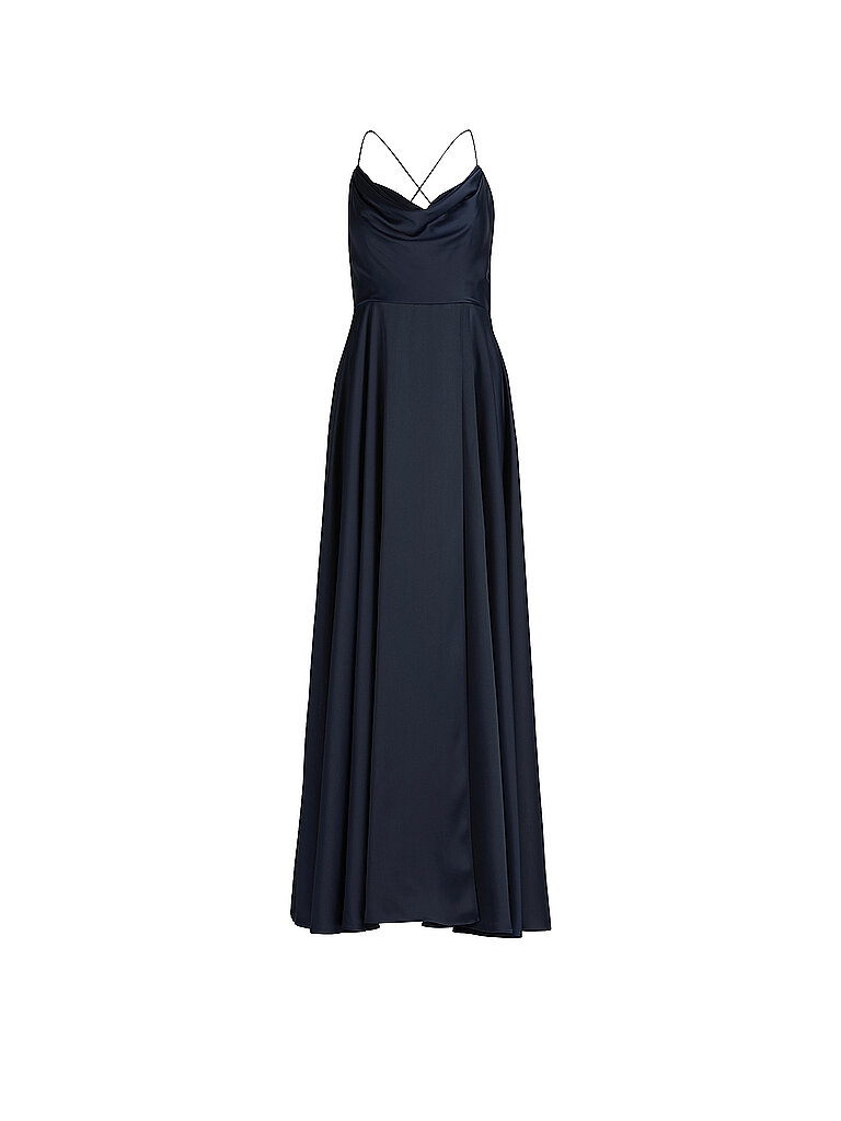 Robe de soirée bleu marine 34