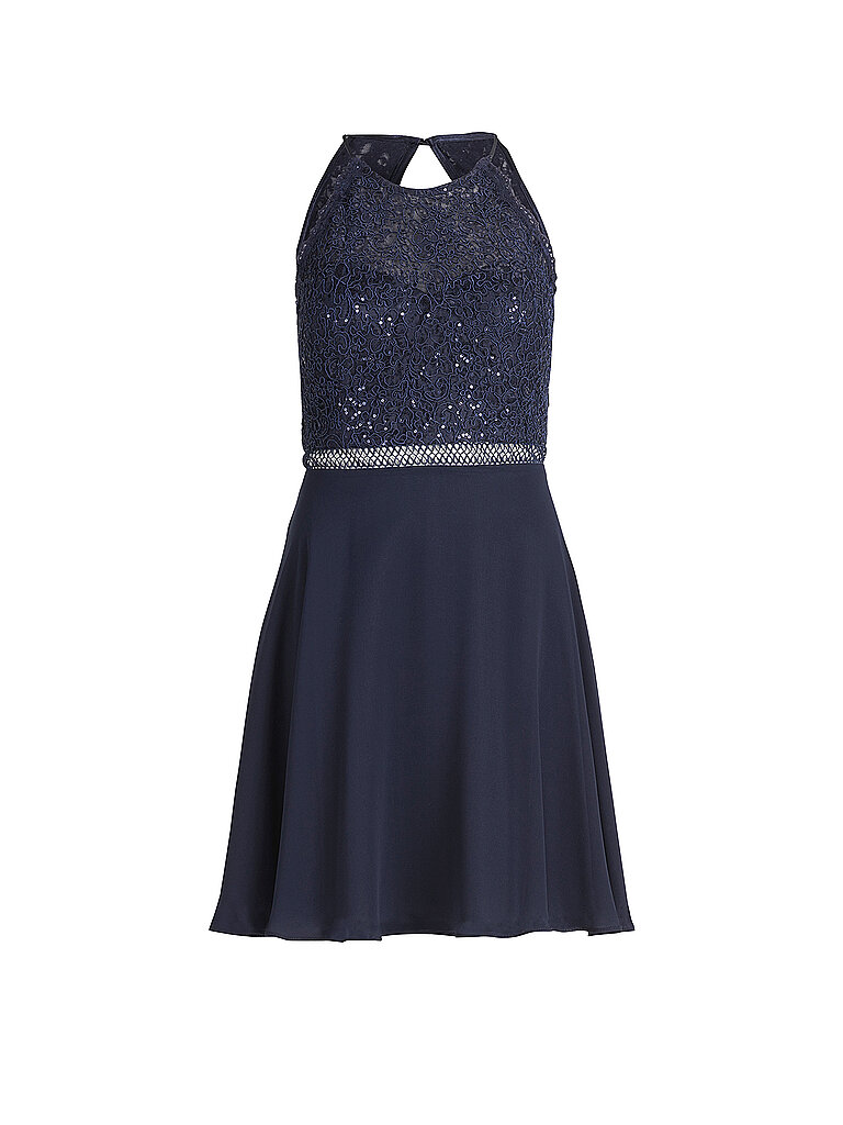 Robe de cocktail bleu marine 36
