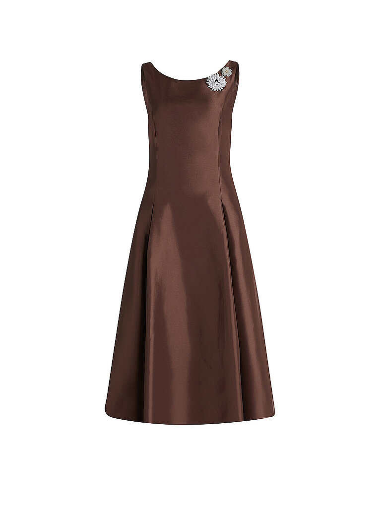 Robe de cocktail marron 42