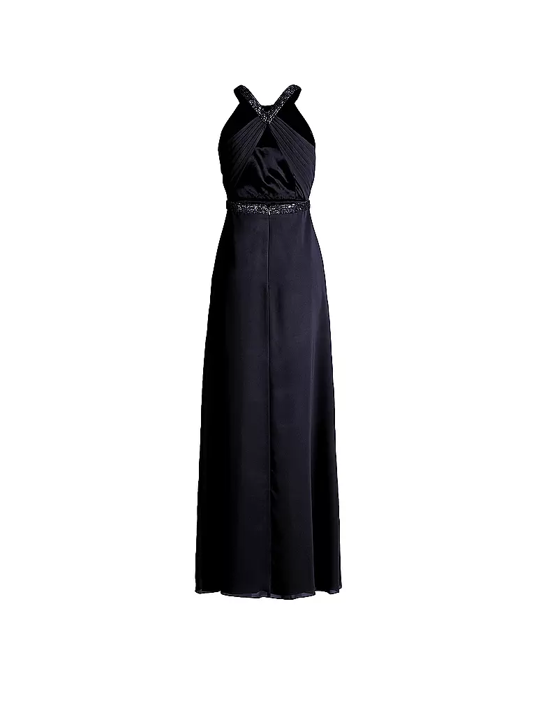 VERA MONT | Robe de soirée
Marque : VERA MONT
Couleur : bleu foncé
Catégories : Mode, Femme

Longueur des manches : Sans manches
Encolure : Col rond
Matière : Polyester / Polyamide
Motif : Uni
Style et occasion : Occasion
Style : Glamour
Détails : Plis, paillett | 