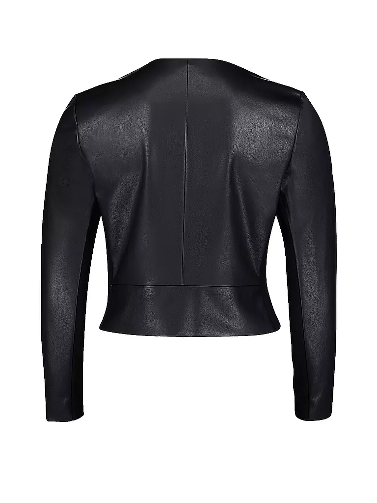 VERA MONT | Veste courte aspect cuir | schwarz
