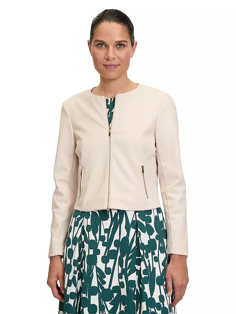 VERA MONT | Veste courte aspect cuir | 