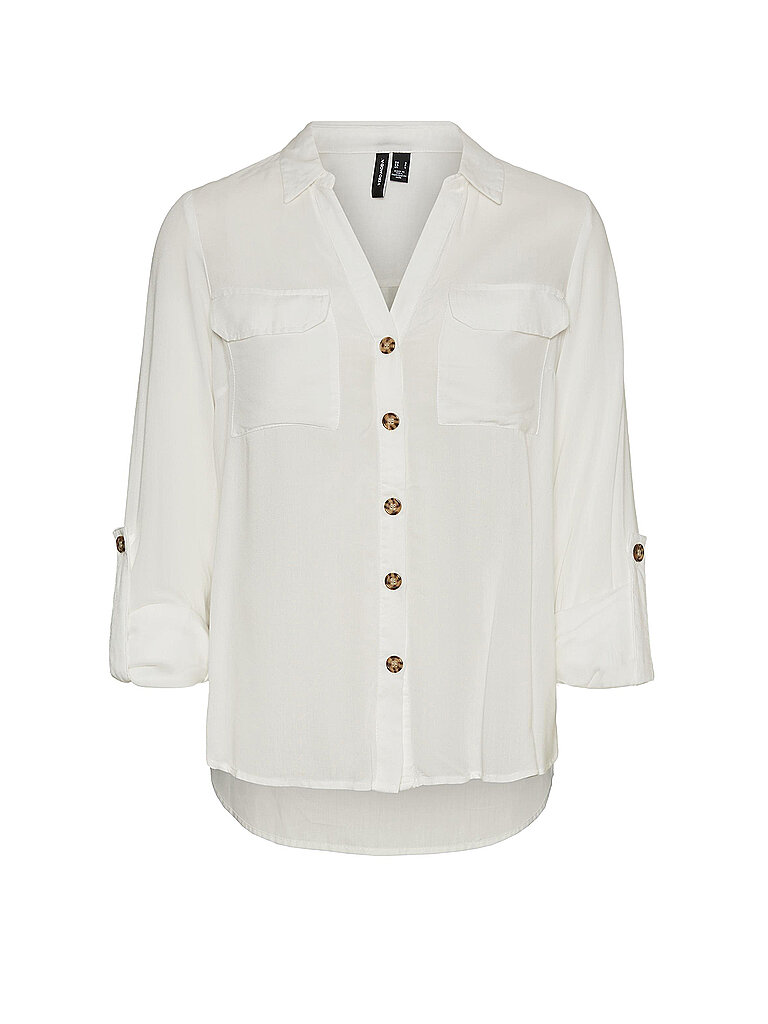 Blouse à manches longues VMBUMPY blanc L