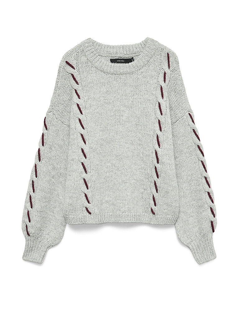 Pullover VMILINA gris clair S