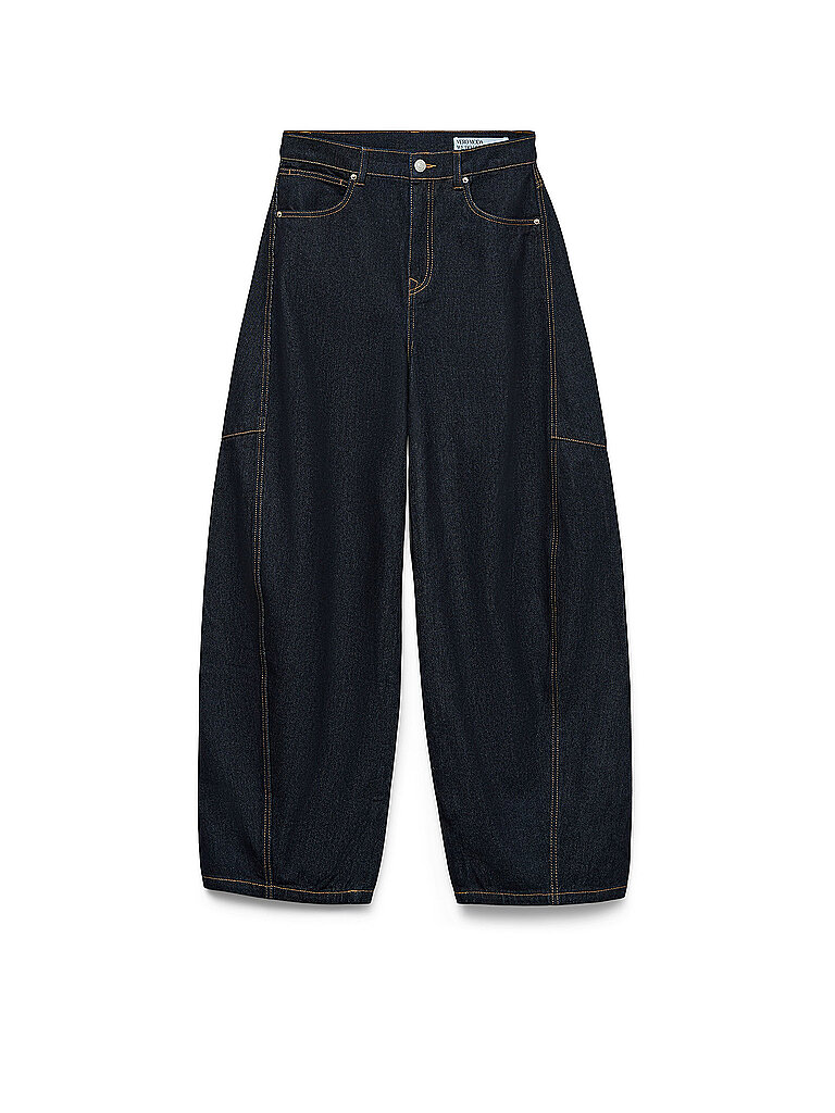 Jeans coupe ballon VMKAITLIN bleu marine 27/L32