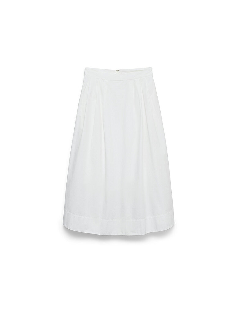 Midi-jupe AWALLY blanc L