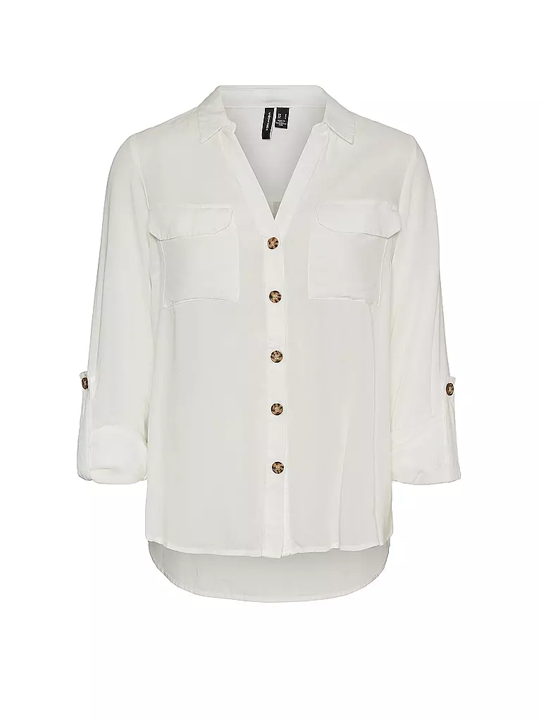 VERO MODA | Blouse à manches longues VMBUMPY | weiss