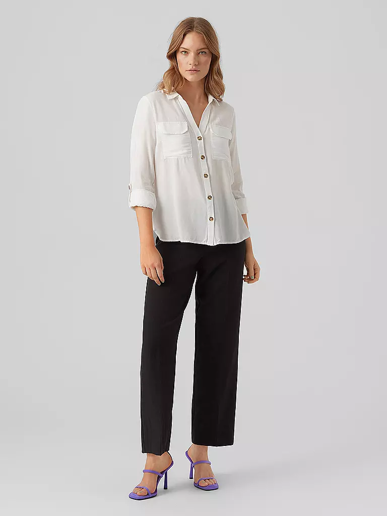 VERO MODA | Blouse à manches longues VMBUMPY | weiss