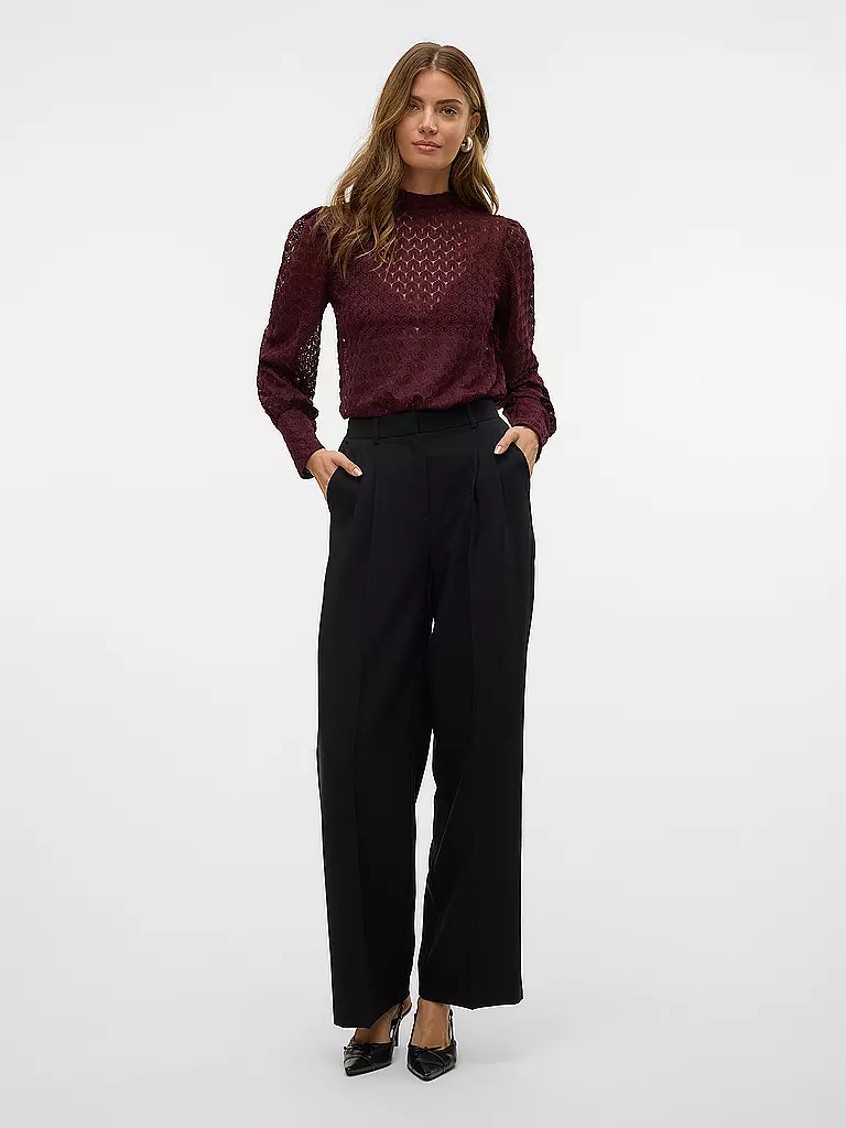 VERO MODA | Blouse VMBECCA | dunkelrot