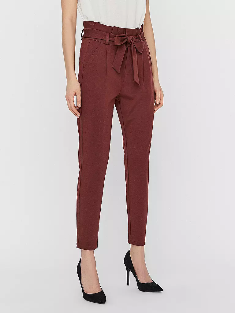 VERO MODA | Highwaist Hose Loose Fit VMEVA | Marron