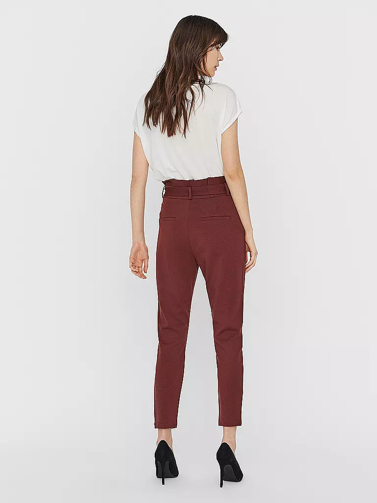 VERO MODA | Highwaist Hose Loose Fit VMEVA | Marron