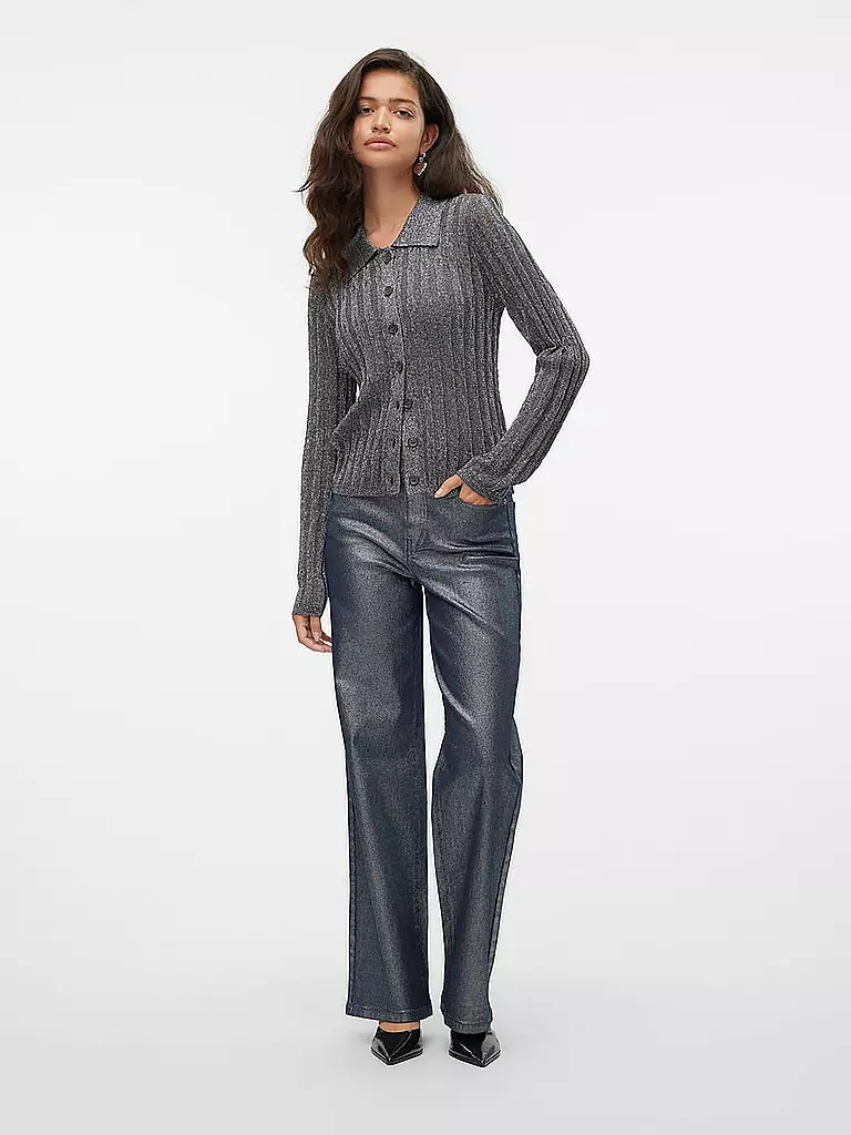 VERO MODA | Jean taille haute coupe large VMTESSA | blau