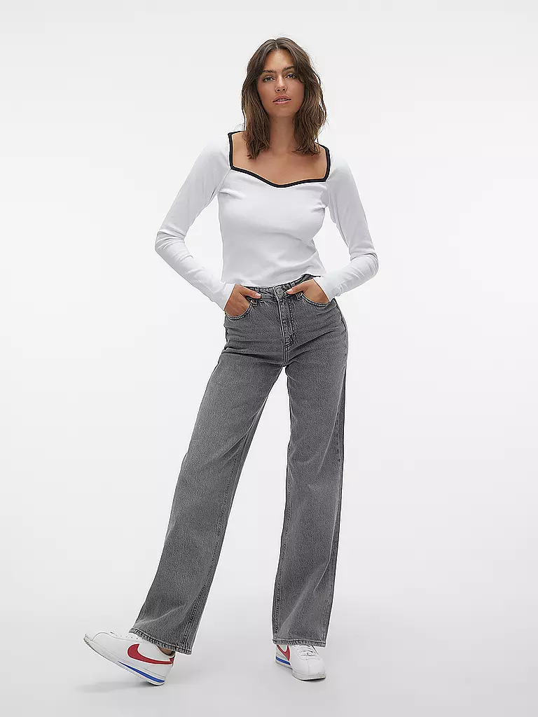 VERO MODA | Jeans Wide Leg VMTESSA | Gris