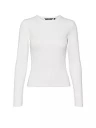 VERO MODA | Langarmshirt Slim Fit  VMCHLOE | Blanc