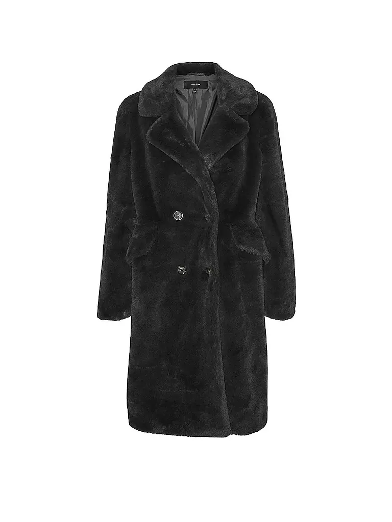 VERO MODA | Mantel in Felloptik VMSONJAELLY | Noir