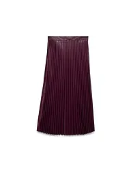 VERO MODA | Midi-jupe en similicuir VMBELLAHOLLY | Rouge foncé