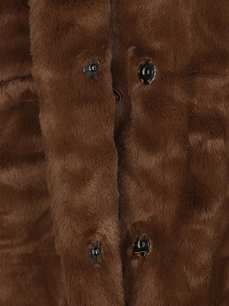 VERO MODA | Nom du produit: Gilet en fausse fourrure VMSONJAPOPPY | Marron