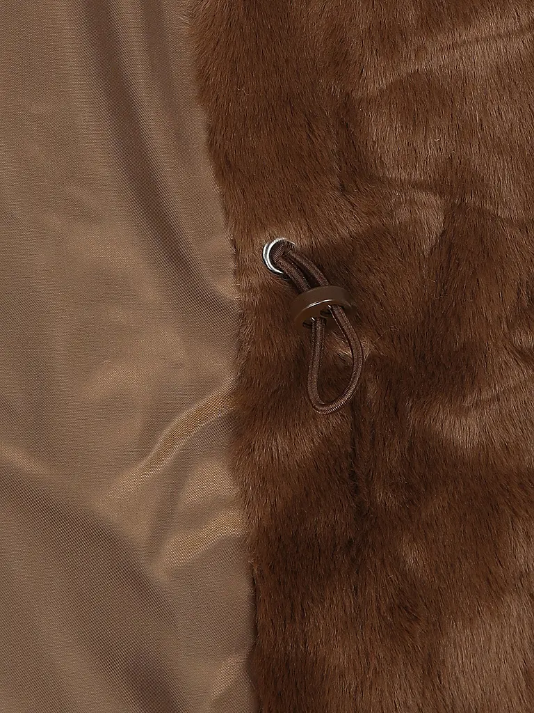 VERO MODA | Nom du produit: Gilet en fausse fourrure VMSONJAPOPPY | Marron