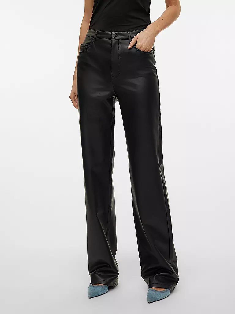 VERO MODA | Pantalon aspect cuir VMTESSA | 