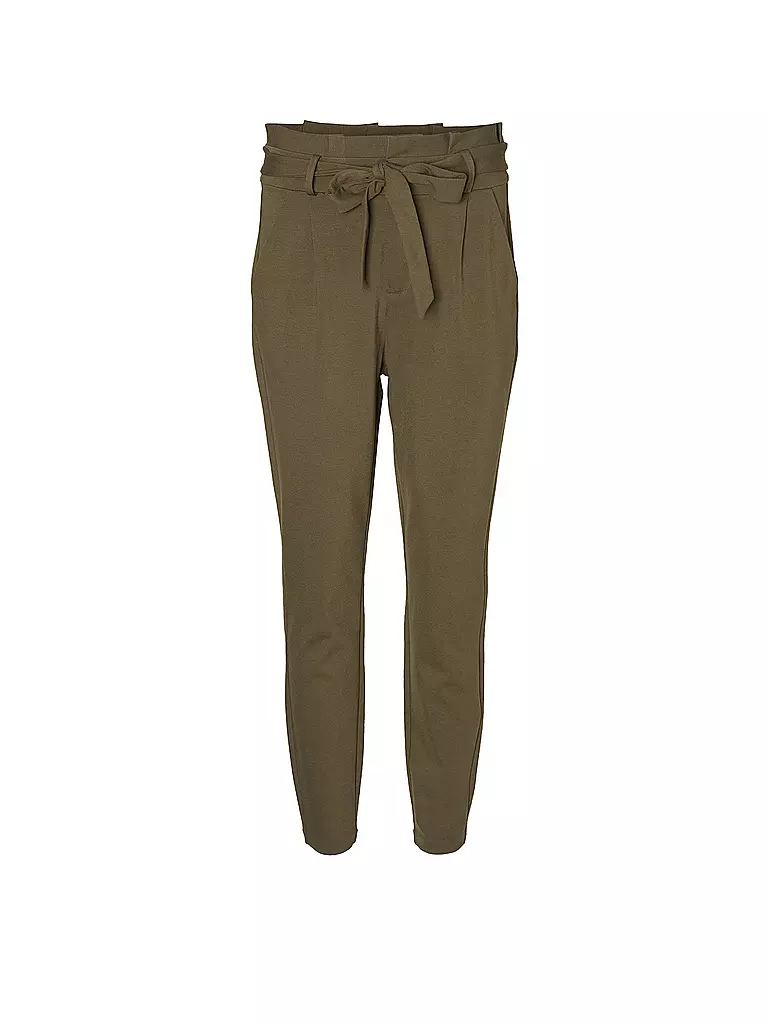 VERO MODA | Pantalon taille haute coupe ample "VMEVA" | olive
