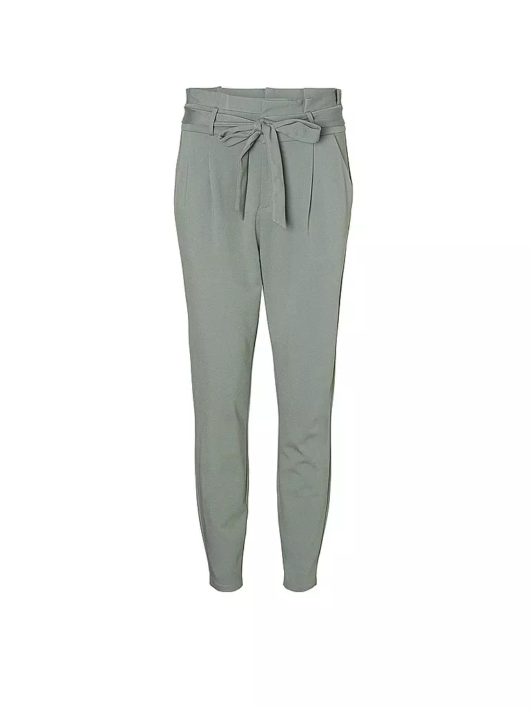 VERO MODA | Pantalon taille haute coupe ample VMEVA | grün