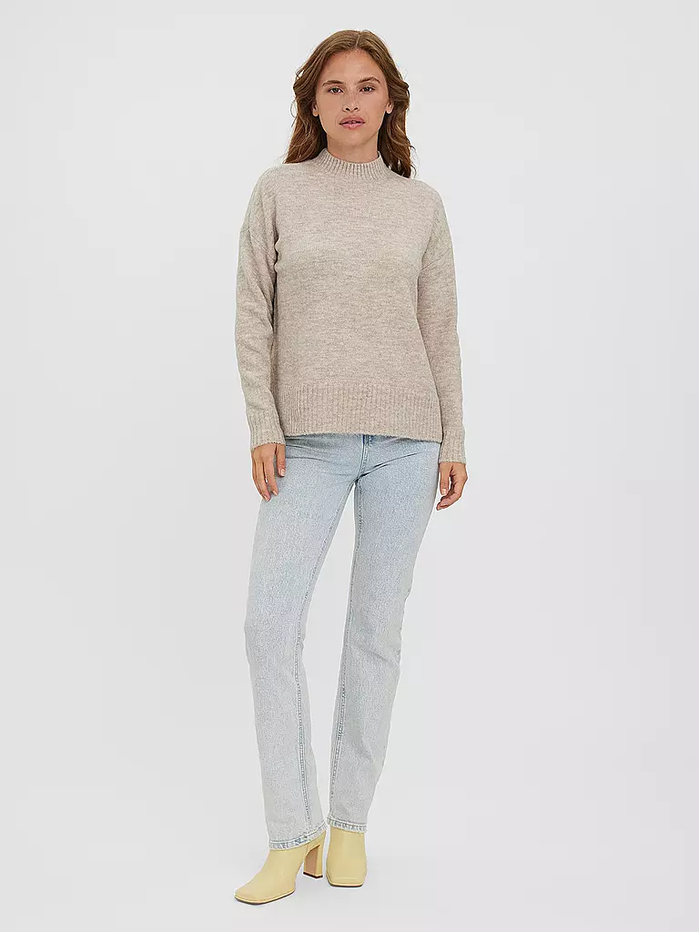 VERO MODA | Pullover Oversized Fit  VMLEFILE | Crème