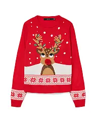 VERO MODA | Pullover VMFROSTYDEER | Rouge