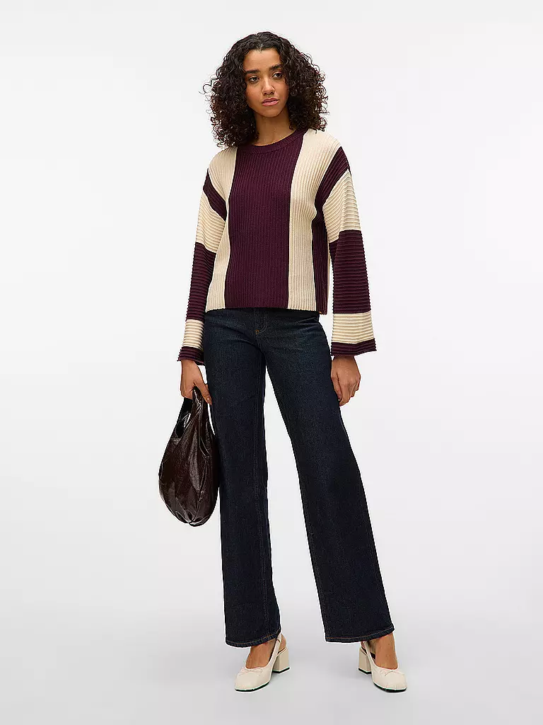 VERO MODA | Pullover VMGIGI | Rouge foncé