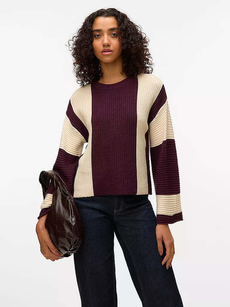 VERO MODA | Pullover VMGIGI | Rouge foncé